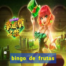 bingo de frutas para imprimir pdf